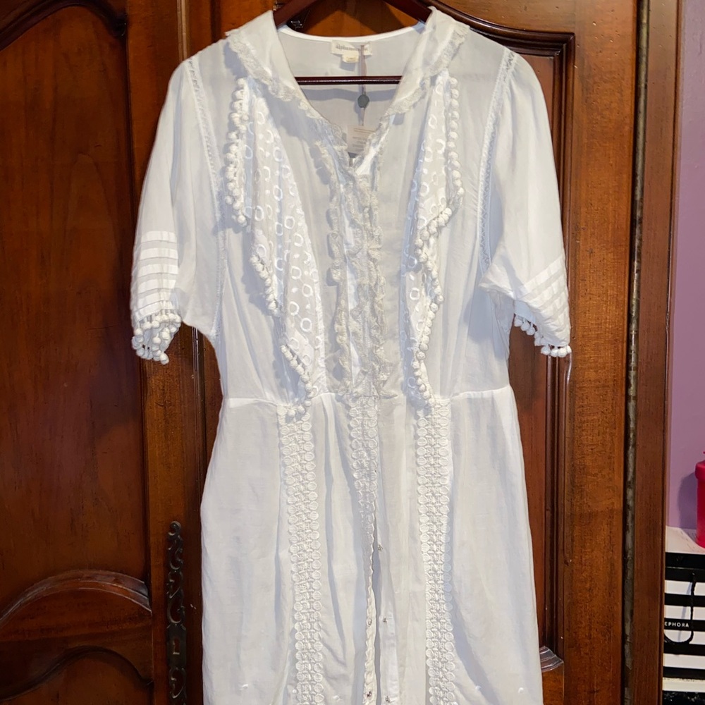 Summer cotton dress.knee length.never worn